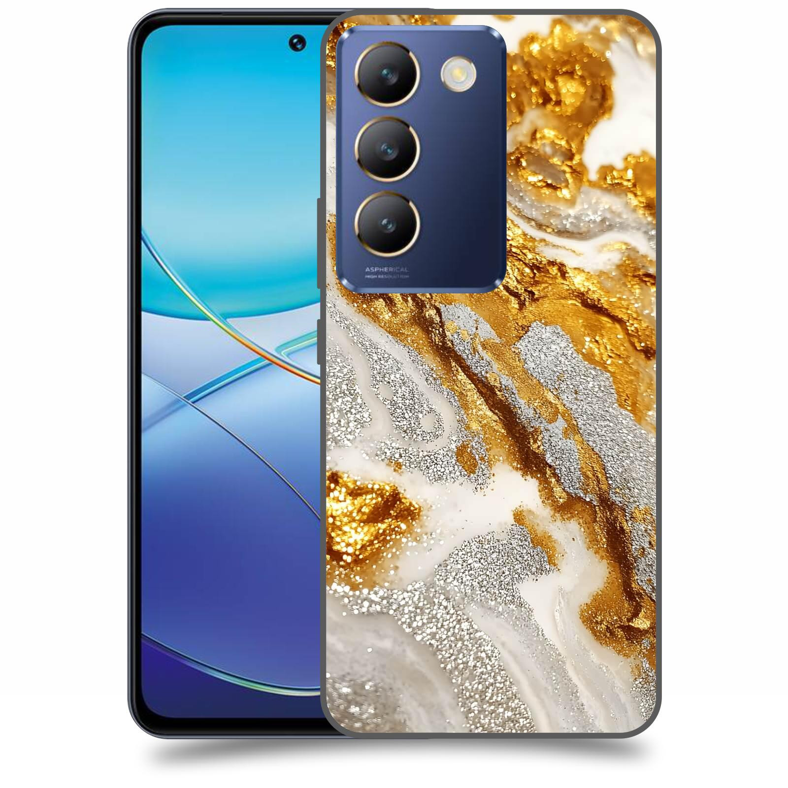 ACOVER Kryt na mobil Vivo V40SE - Liquid Gold II