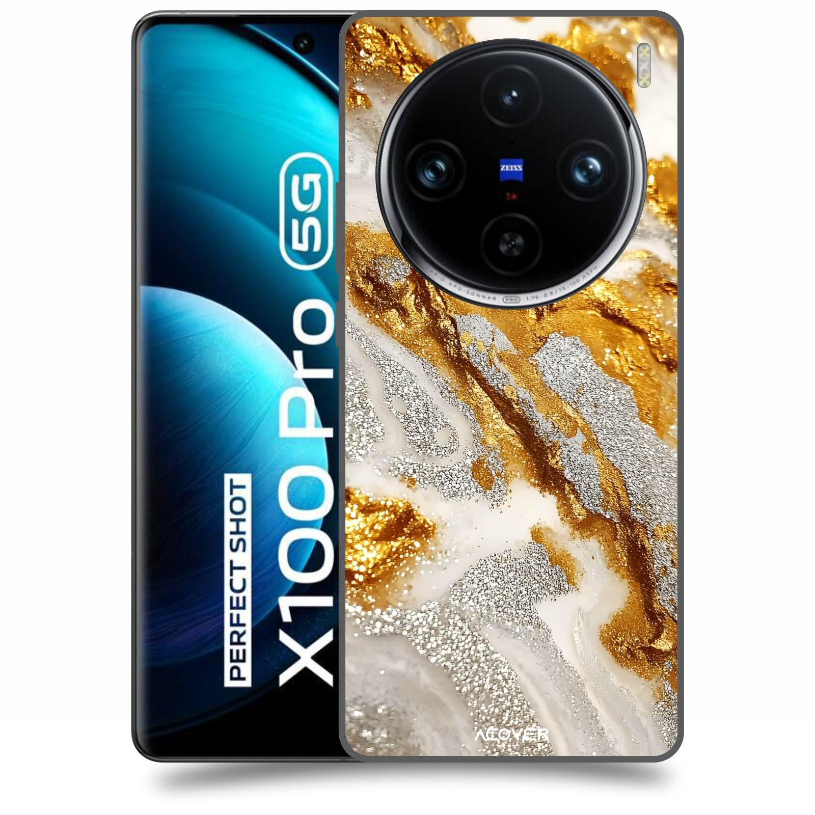 ACOVER Kryt na mobil Vivo X100 Pro - Liquid Gold II