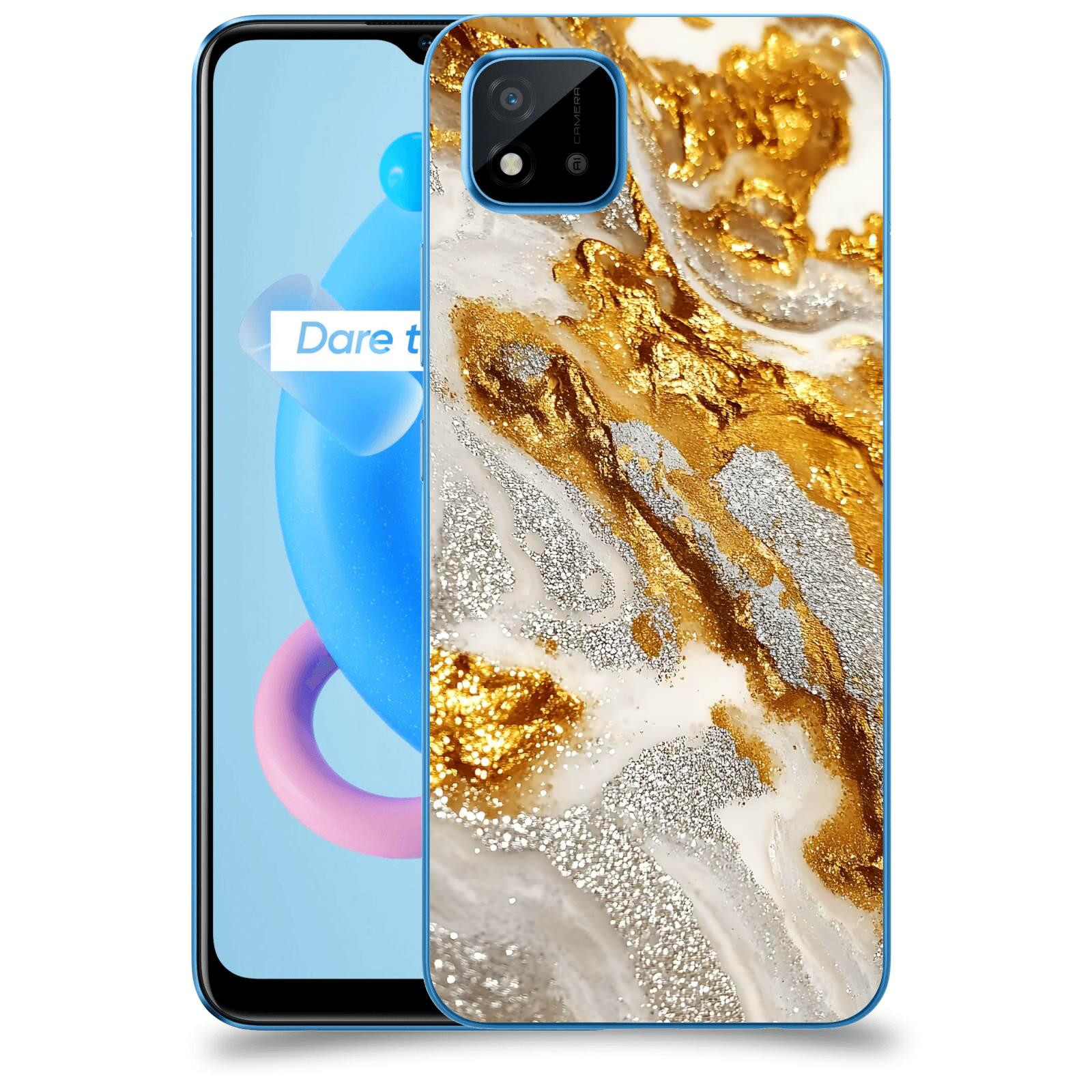 ACOVER Kryt na mobil Realme C11 (2021) - Liquid Gold II