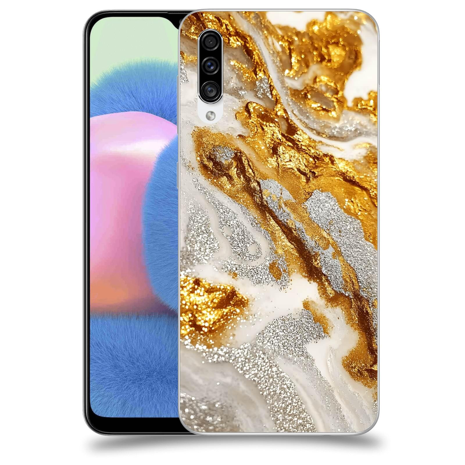 ACOVER Kryt na mobil Samsung Galaxy A30s A307F - Liquid Gold II