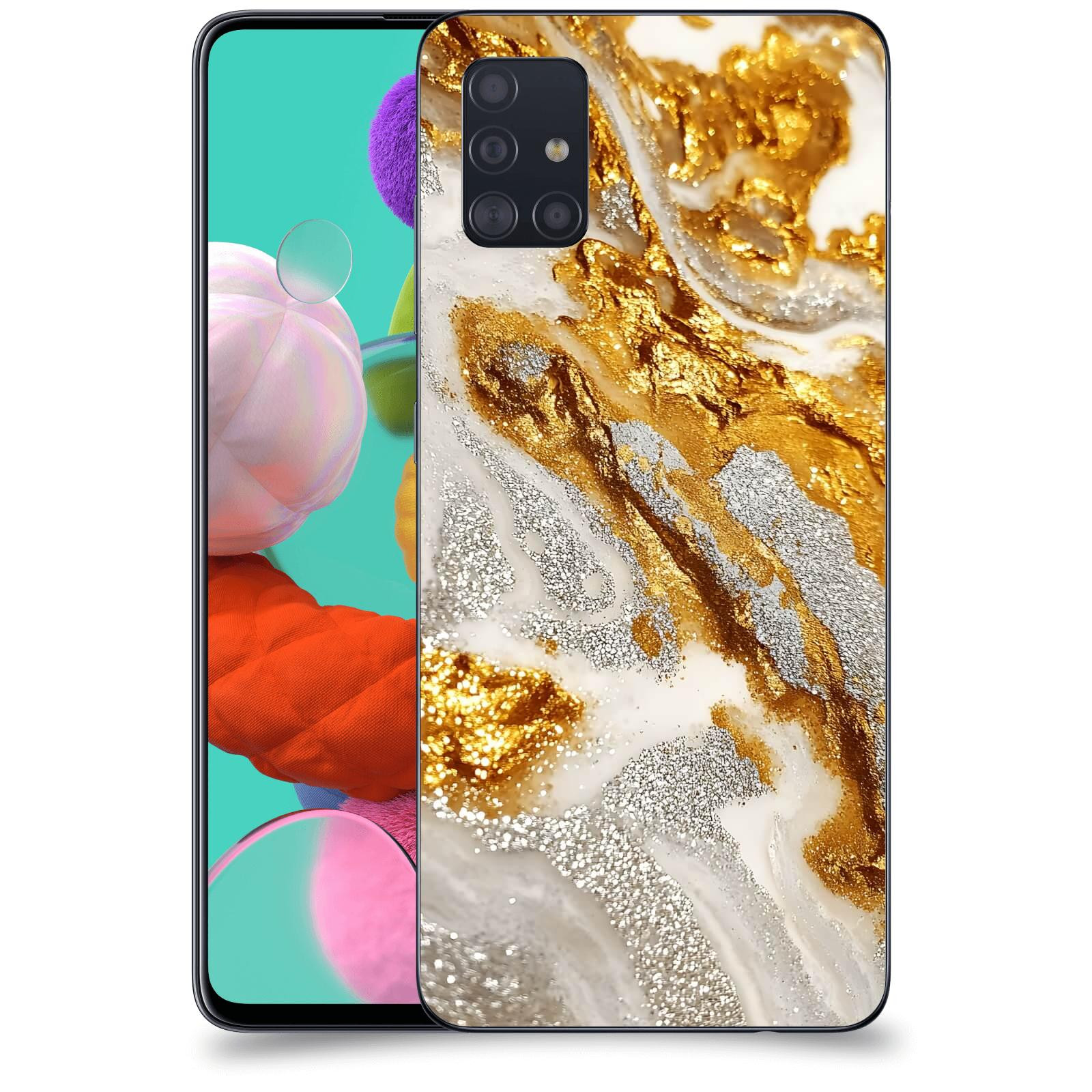ACOVER Kryt na mobil Samsung Galaxy A51 A515F - Liquid Gold II