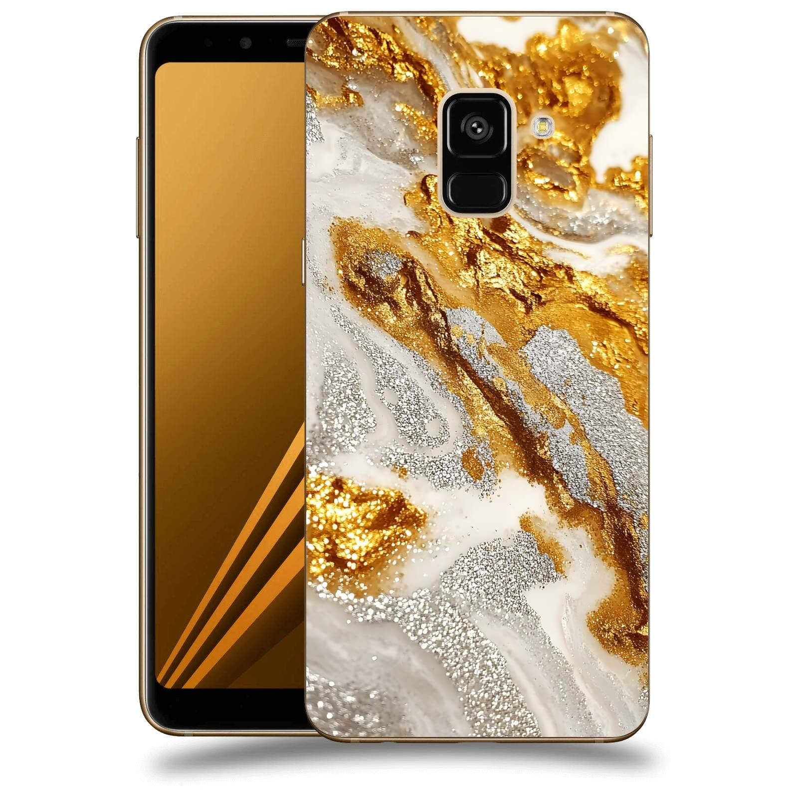 ACOVER Kryt na mobil Samsung Galaxy A8 2018 A530F - Liquid Gold II