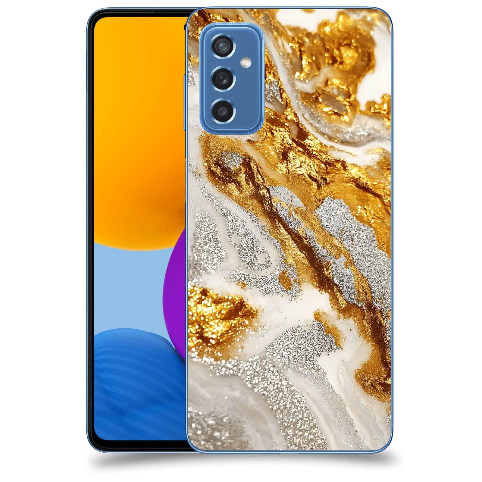 ACOVER Kryt na mobil Samsung Galaxy M52 5G - Liquid Gold II