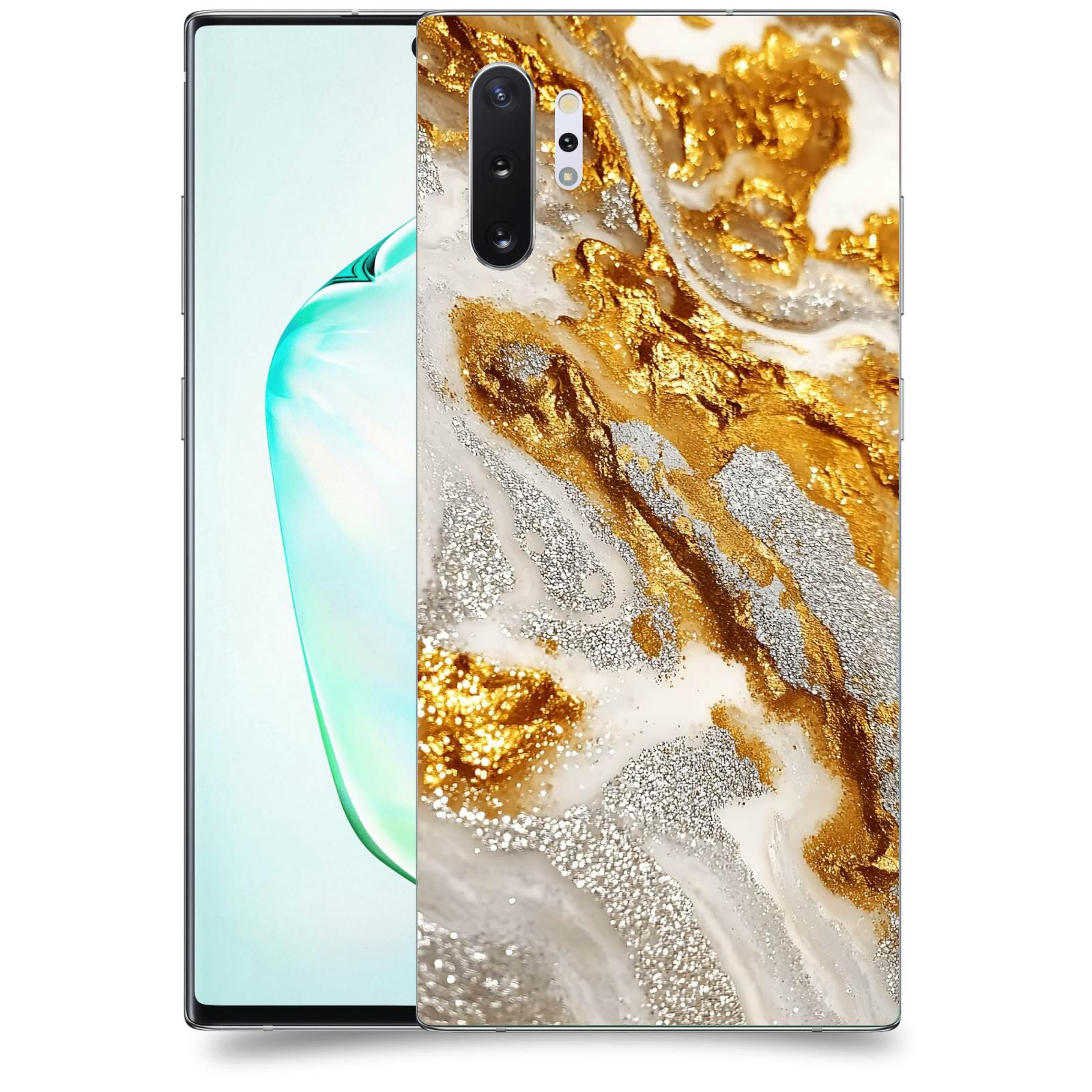 ACOVER Kryt na mobil Samsung Galaxy Note 10+ N975F - Liquid Gold II
