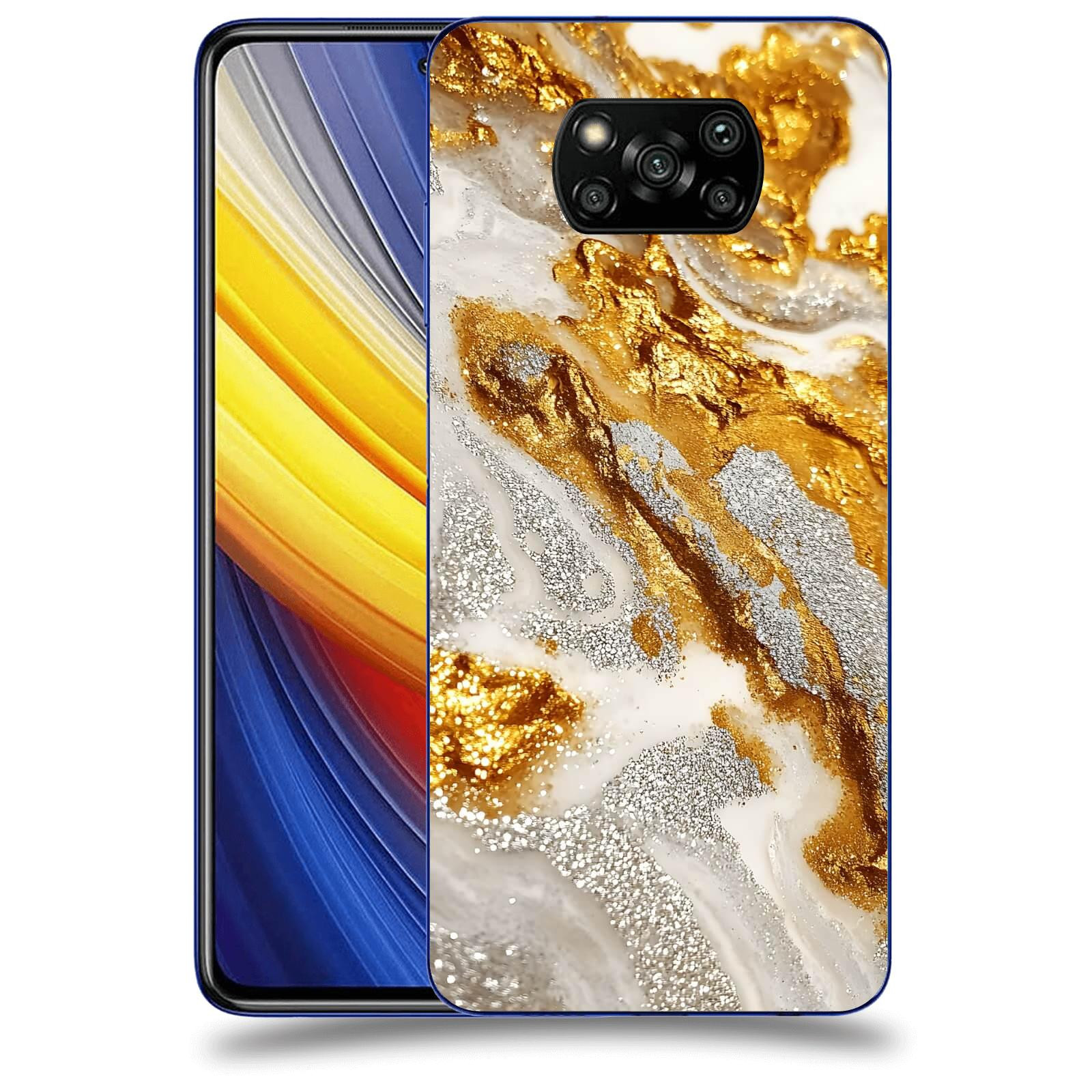 ACOVER Kryt na mobil Xiaomi Poco X3 Pro - Liquid Gold II
