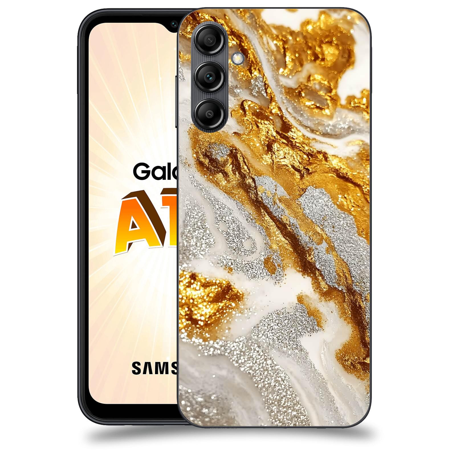 ACOVER Kryt na mobil Samsung Galaxy A14 LTE - Liquid Gold II
