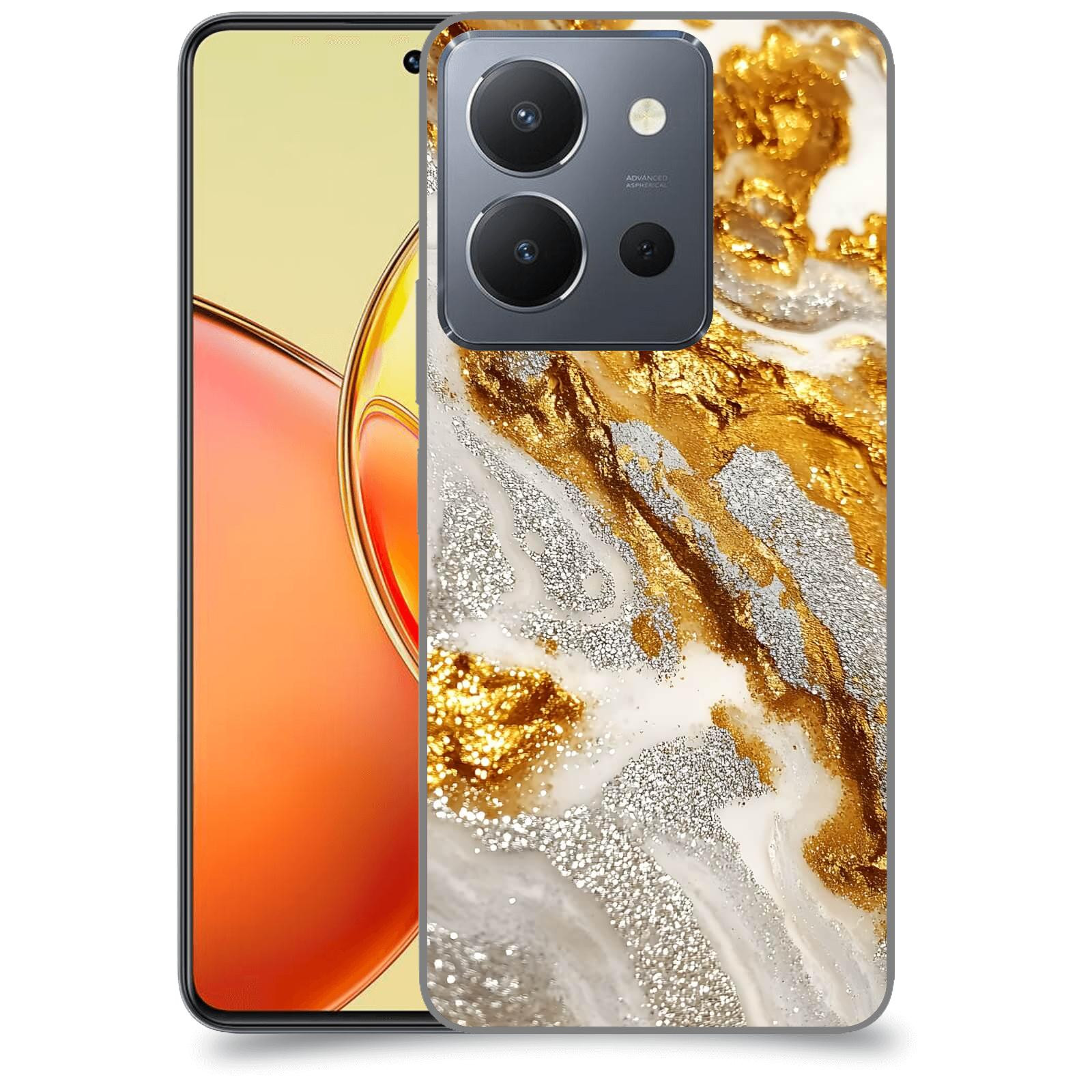 ACOVER Kryt na mobil Vivo Y36 - Liquid Gold II