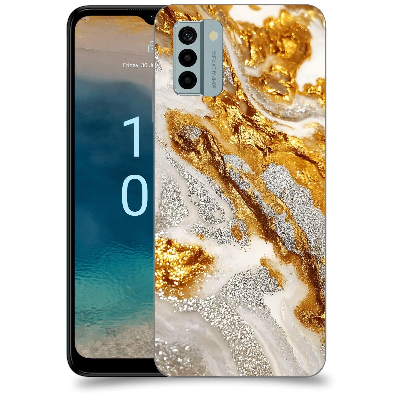 ACOVER Kryt na mobil Nokia G22 - Liquid Gold II