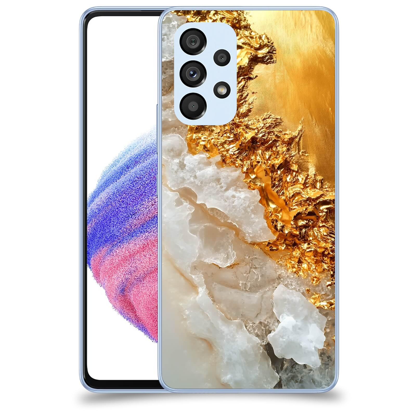 ACOVER Kryt na mobil Samsung Galaxy A32 5G A326B - Liquid Gold III