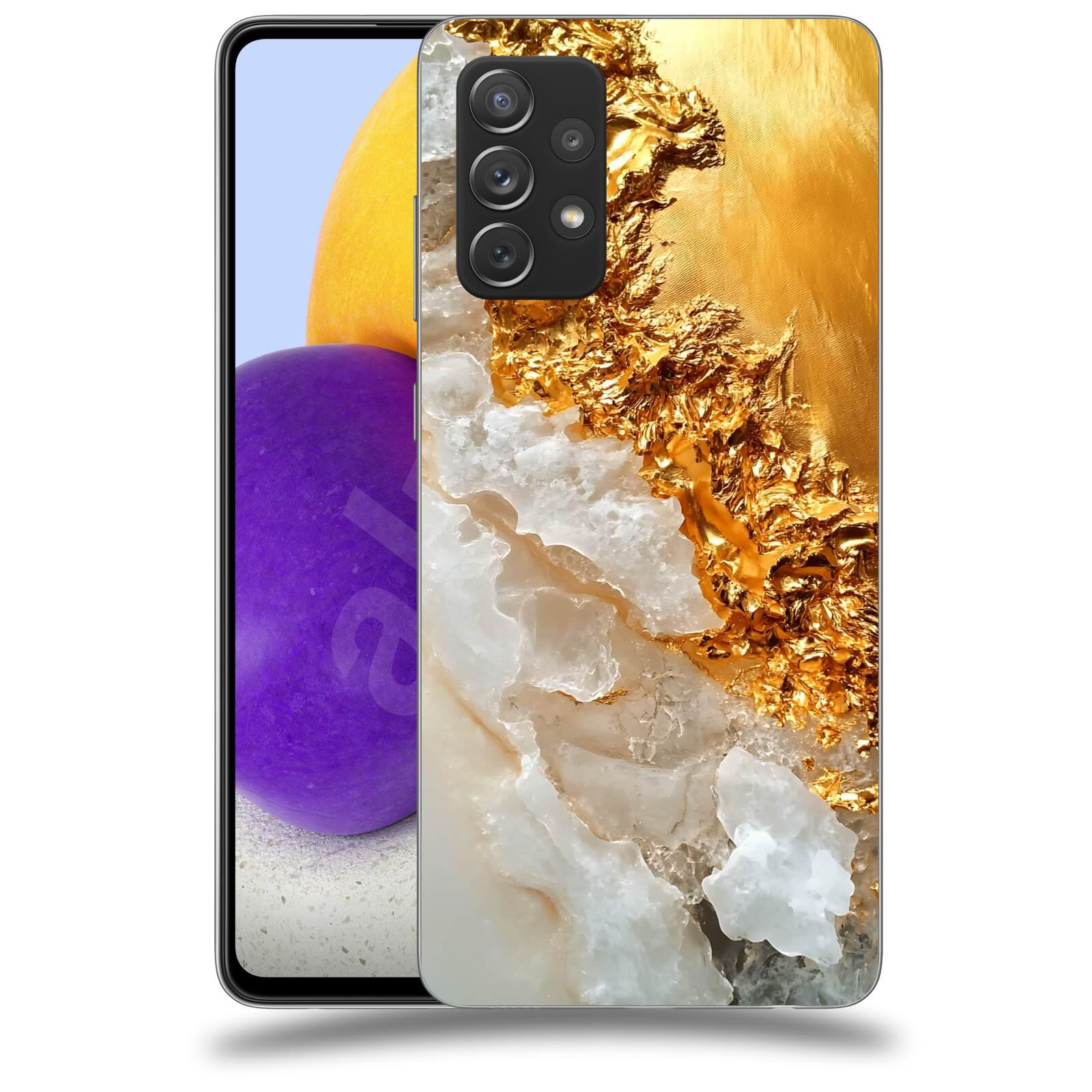 ACOVER Kryt na mobil Samsung Galaxy A73 5G - Liquid Gold III