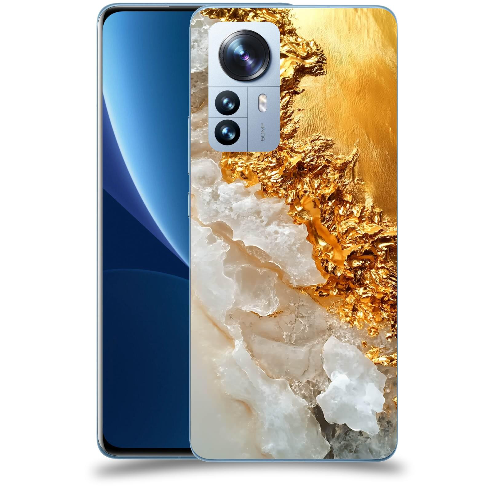 ACOVER Kryt na mobil Xiaomi 12 Pro - Liquid Gold III