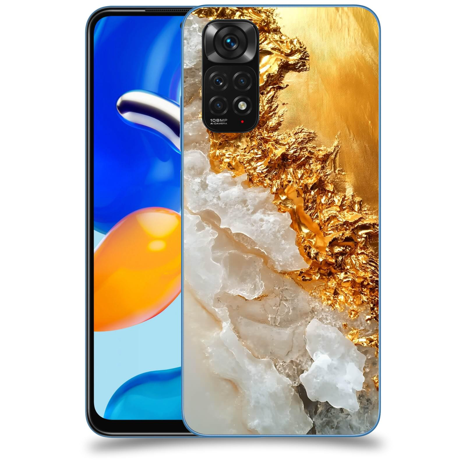 ACOVER Kryt na mobil Xiaomi Redmi Note 11S - Liquid Gold III