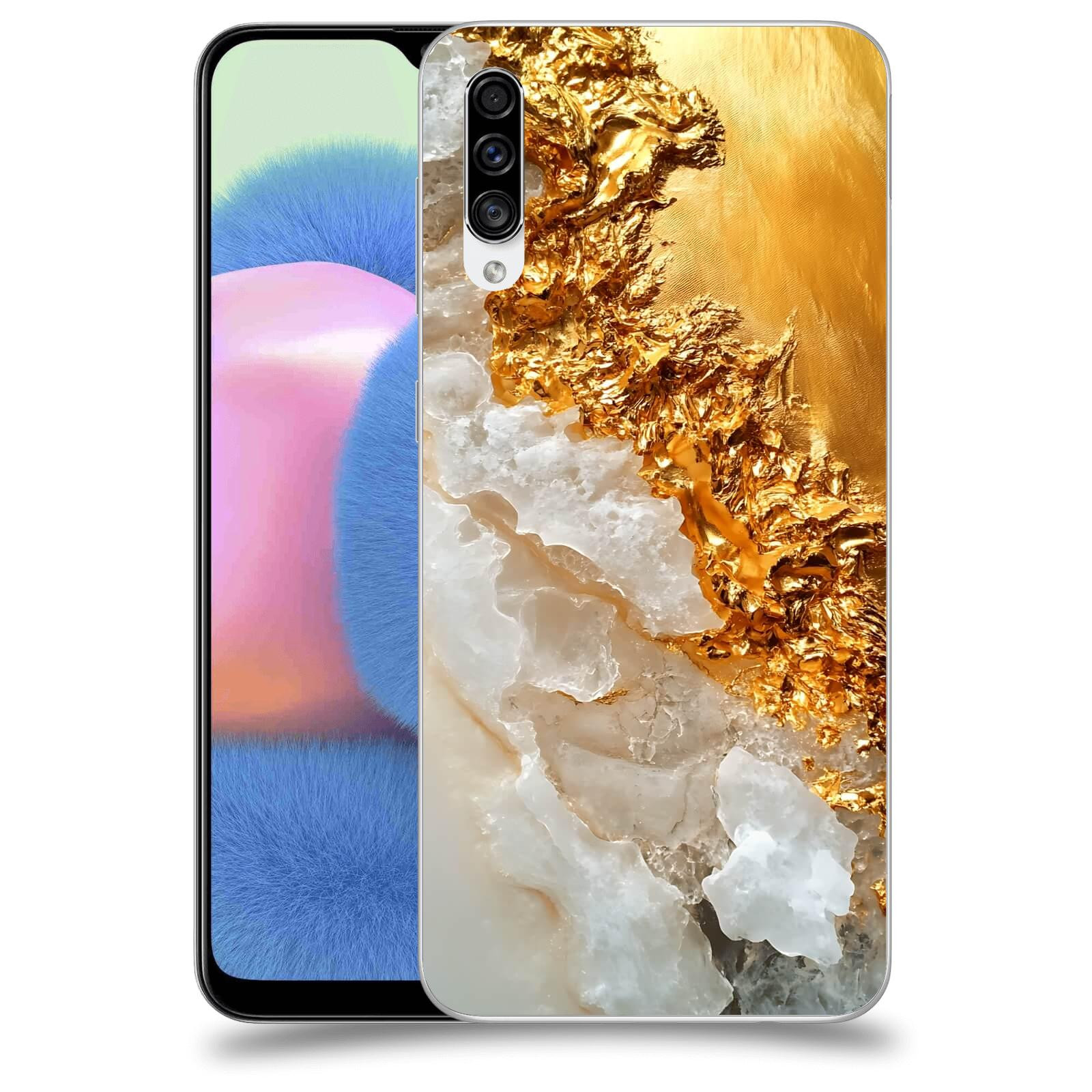 ACOVER Kryt na mobil Samsung Galaxy A30s A307F - Liquid Gold III