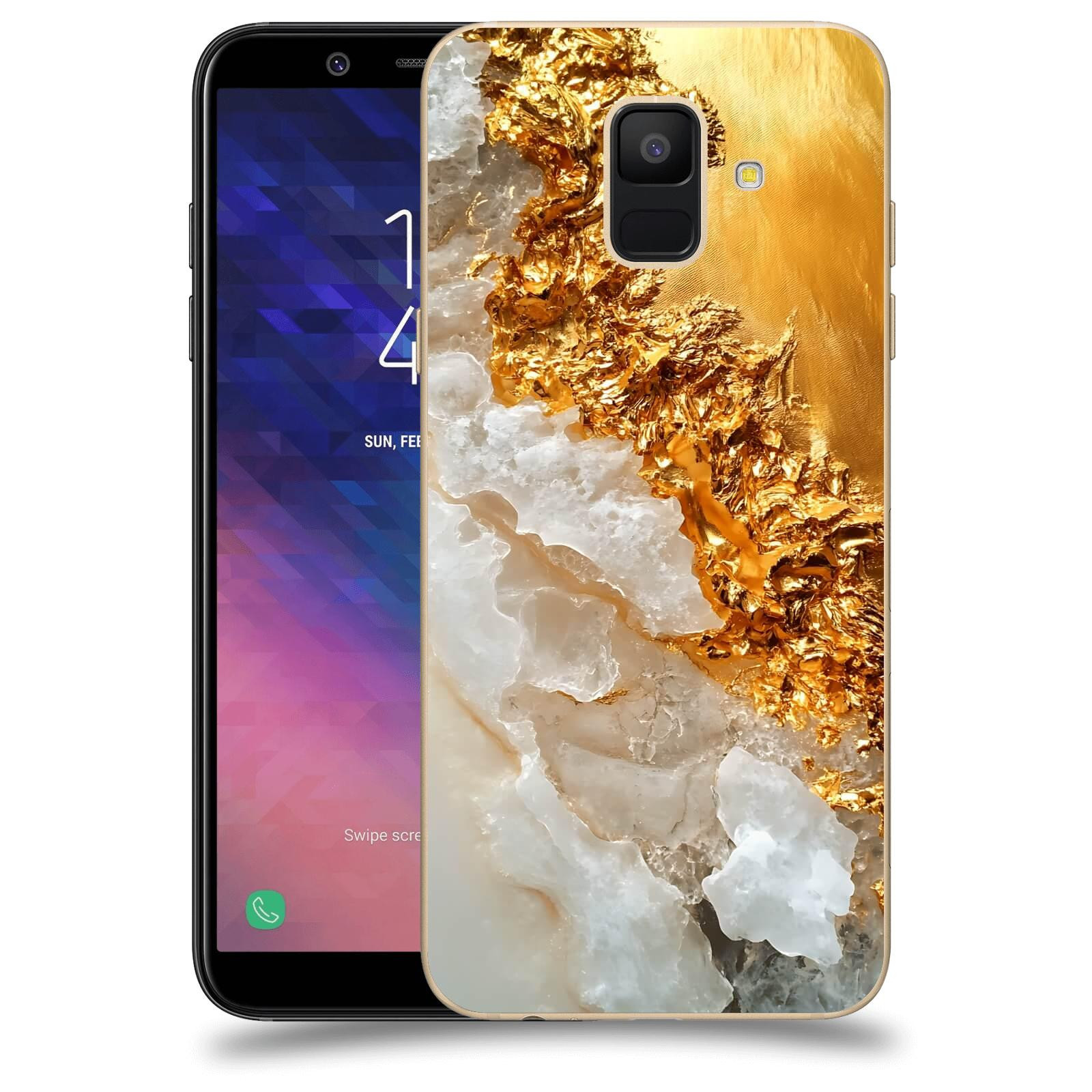 ACOVER Kryt na mobil Samsung Galaxy A6 A600F - Liquid Gold III