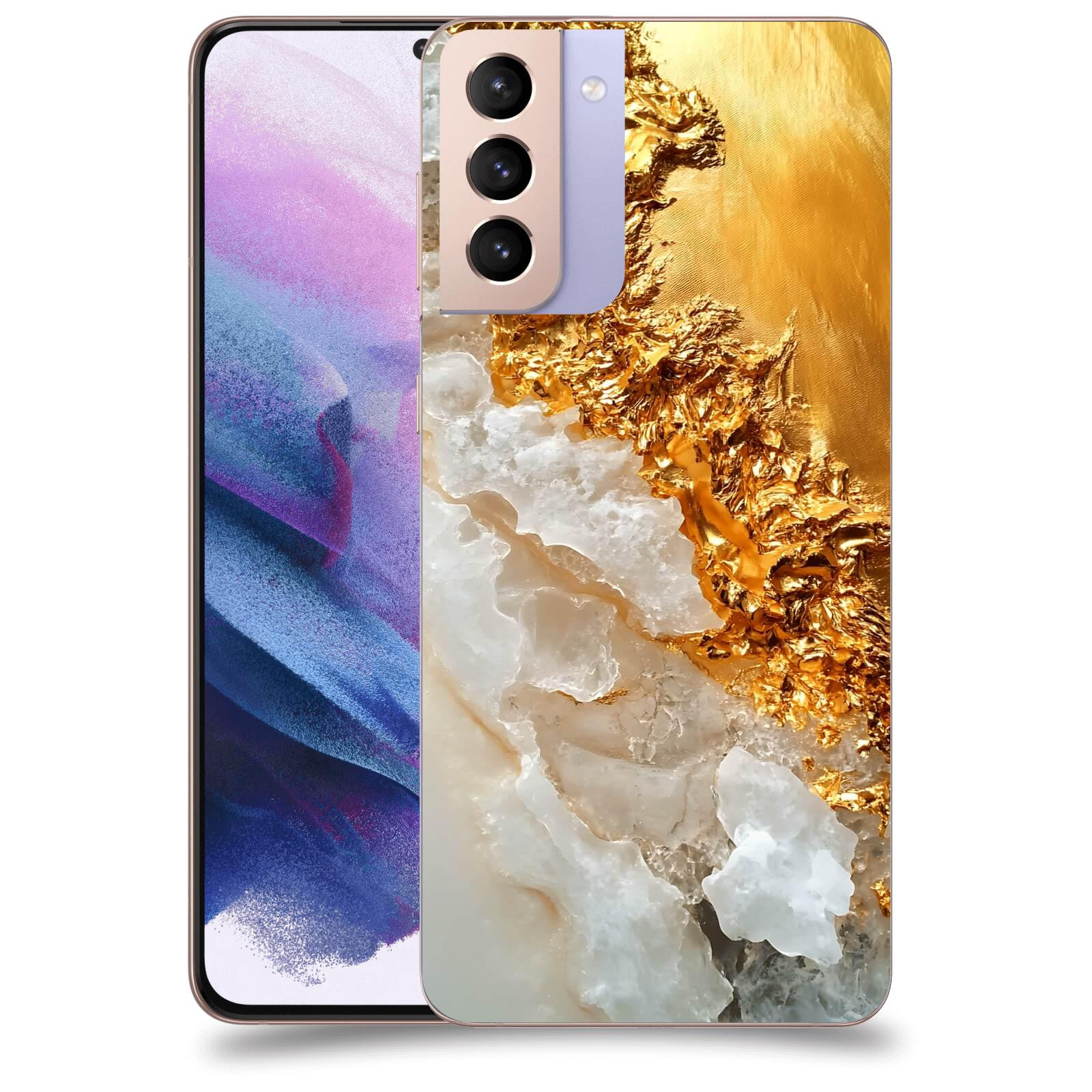 ACOVER Kryt na mobil Samsung Galaxy S21+ G996F - Liquid Gold III