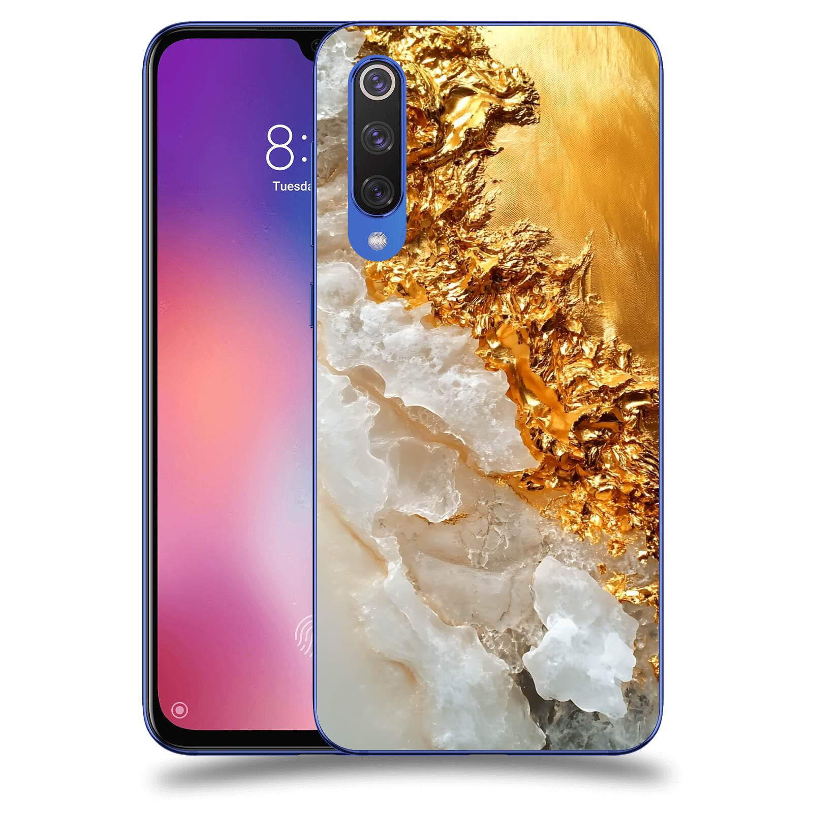 ACOVER Kryt na mobil Xiaomi Mi 9 SE - Liquid Gold III