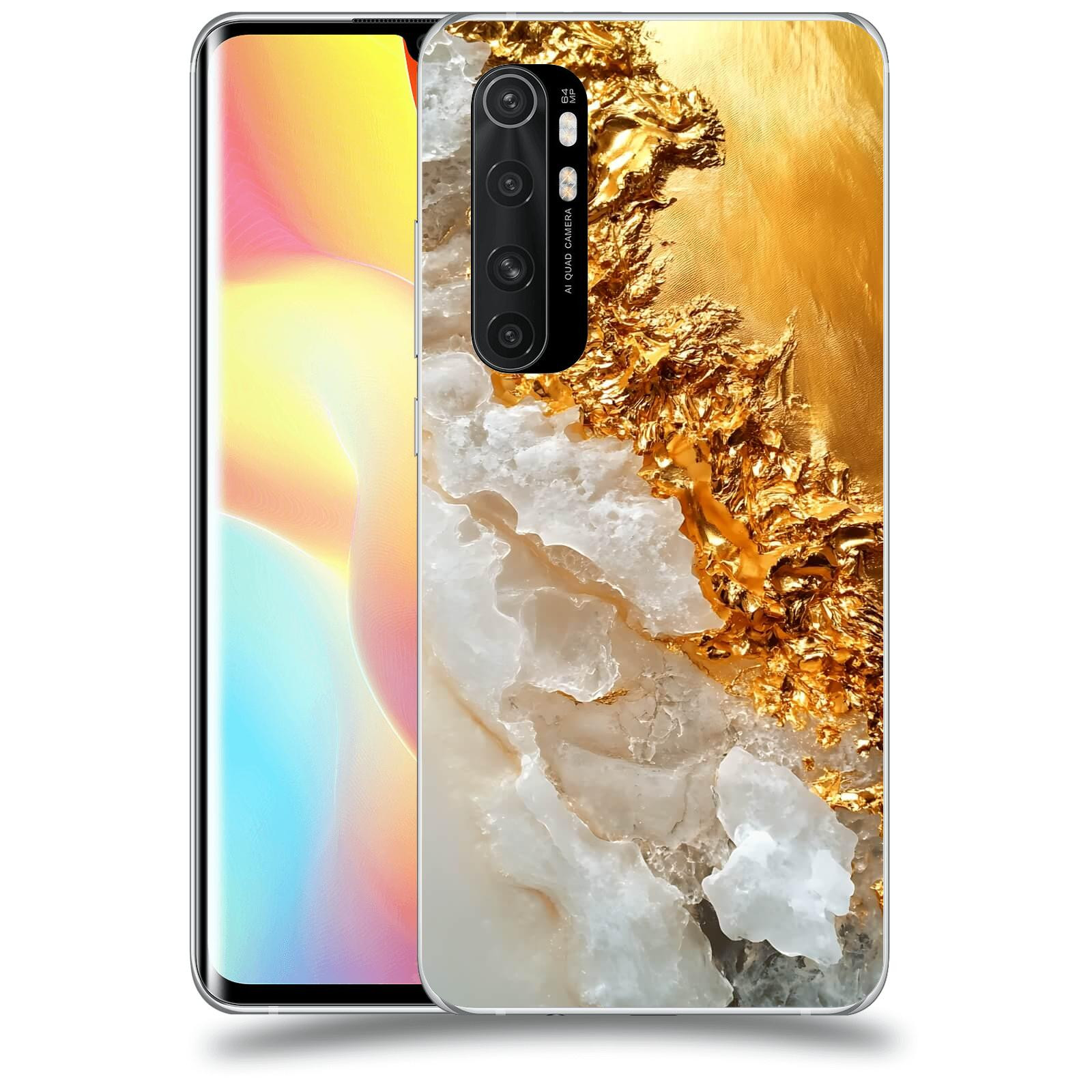 ACOVER Kryt na mobil Xiaomi Mi Note 10 Lite - Liquid Gold III
