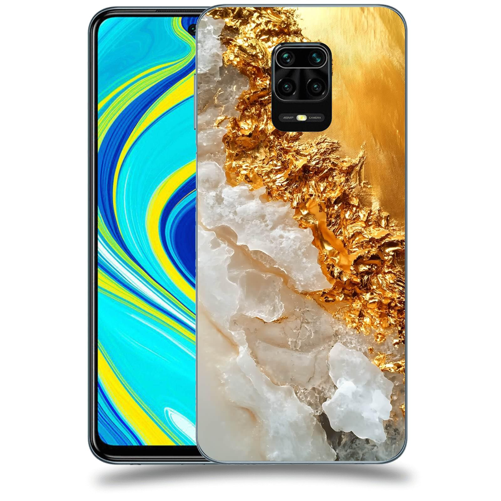 ACOVER Kryt na mobil Xiaomi Redmi Note 9S - Liquid Gold III