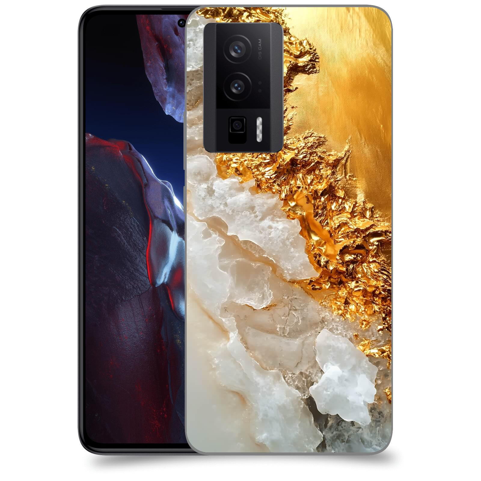 ACOVER Kryt na mobil Xiaomi Poco F5 Pro 5G - Liquid Gold III