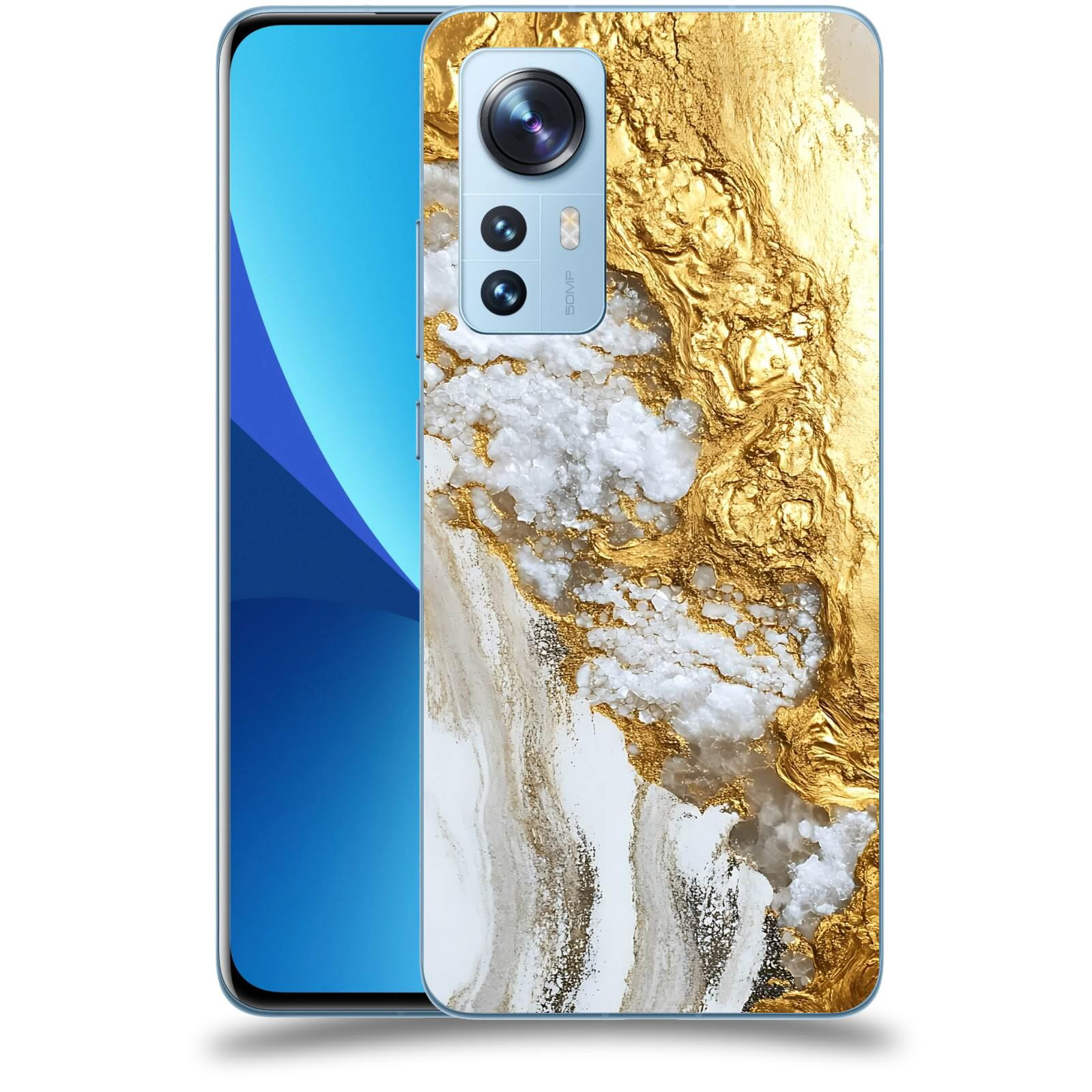ACOVER Kryt na mobil Xiaomi 12 - Liquid Gold V