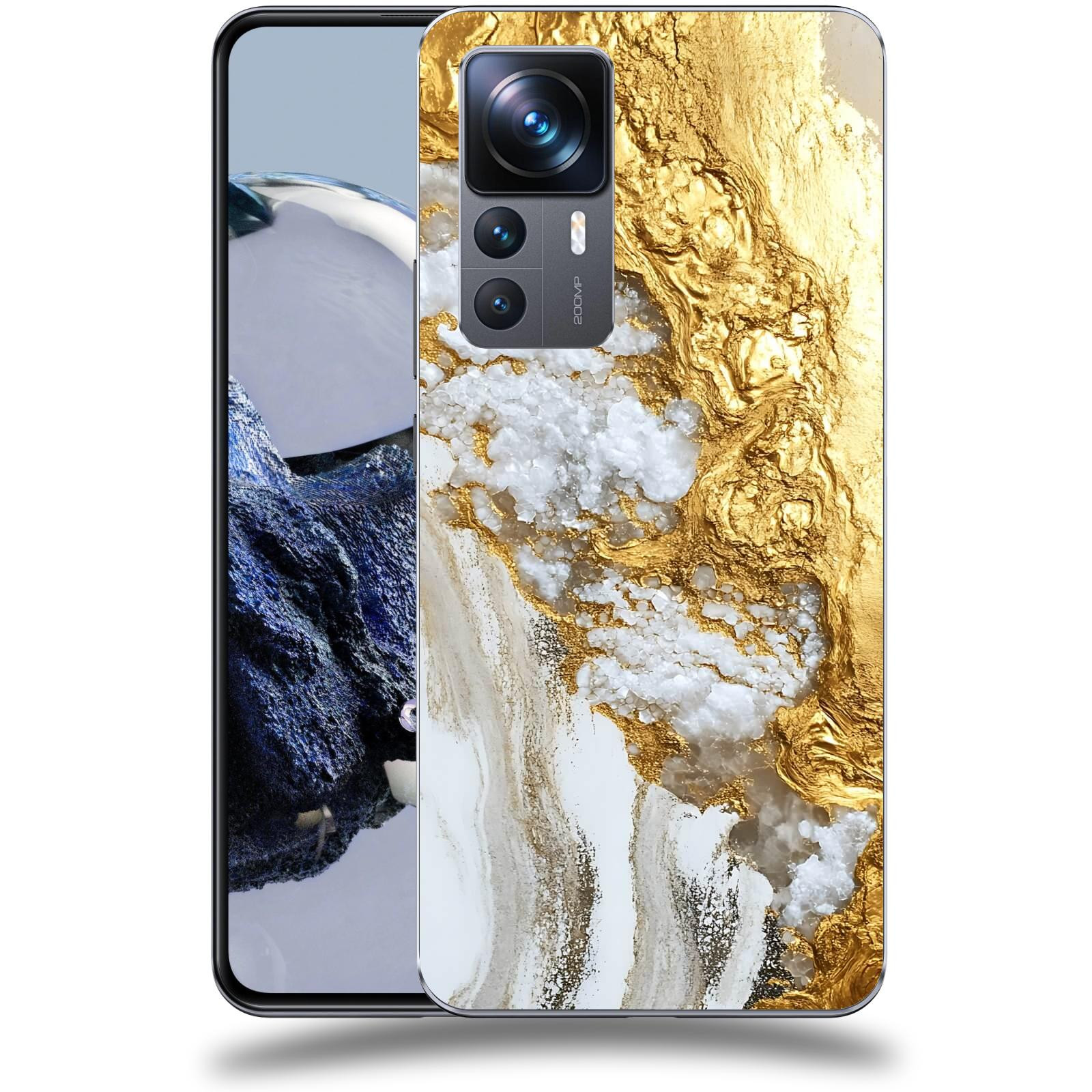 ACOVER Kryt na mobil Xiaomi 12T Pro - Liquid Gold V