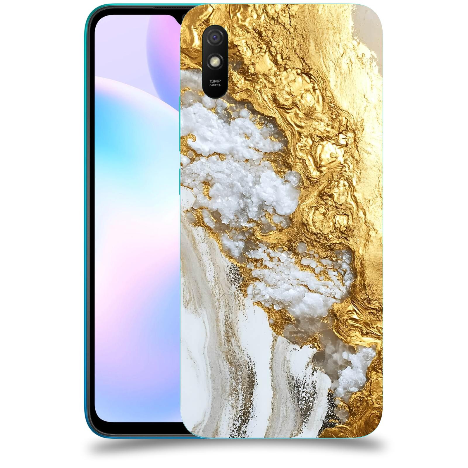 ACOVER Kryt na mobil Xiaomi Redmi 9AT - Liquid Gold V