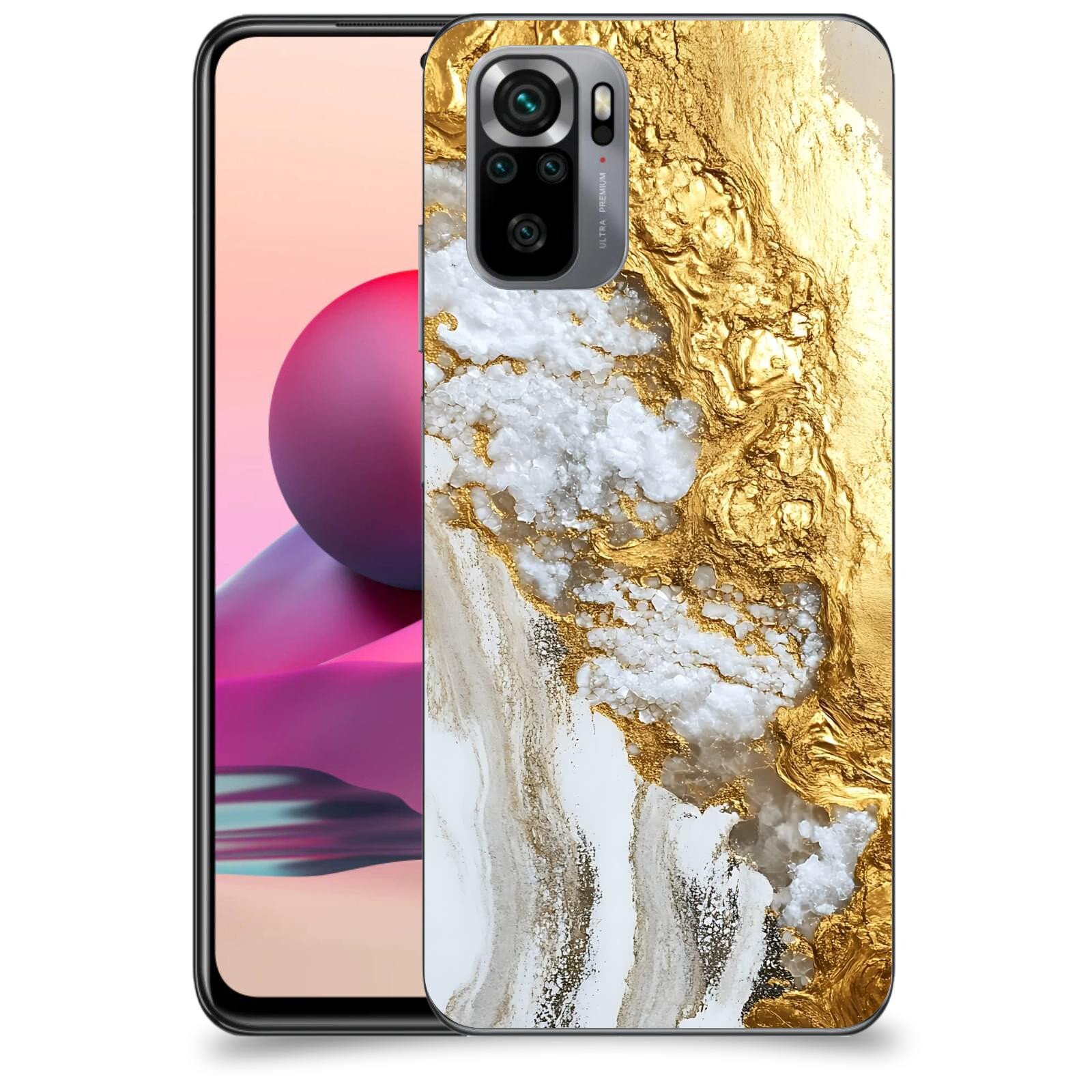 ACOVER Kryt na mobil Xiaomi Redmi Note 10S - Liquid Gold V