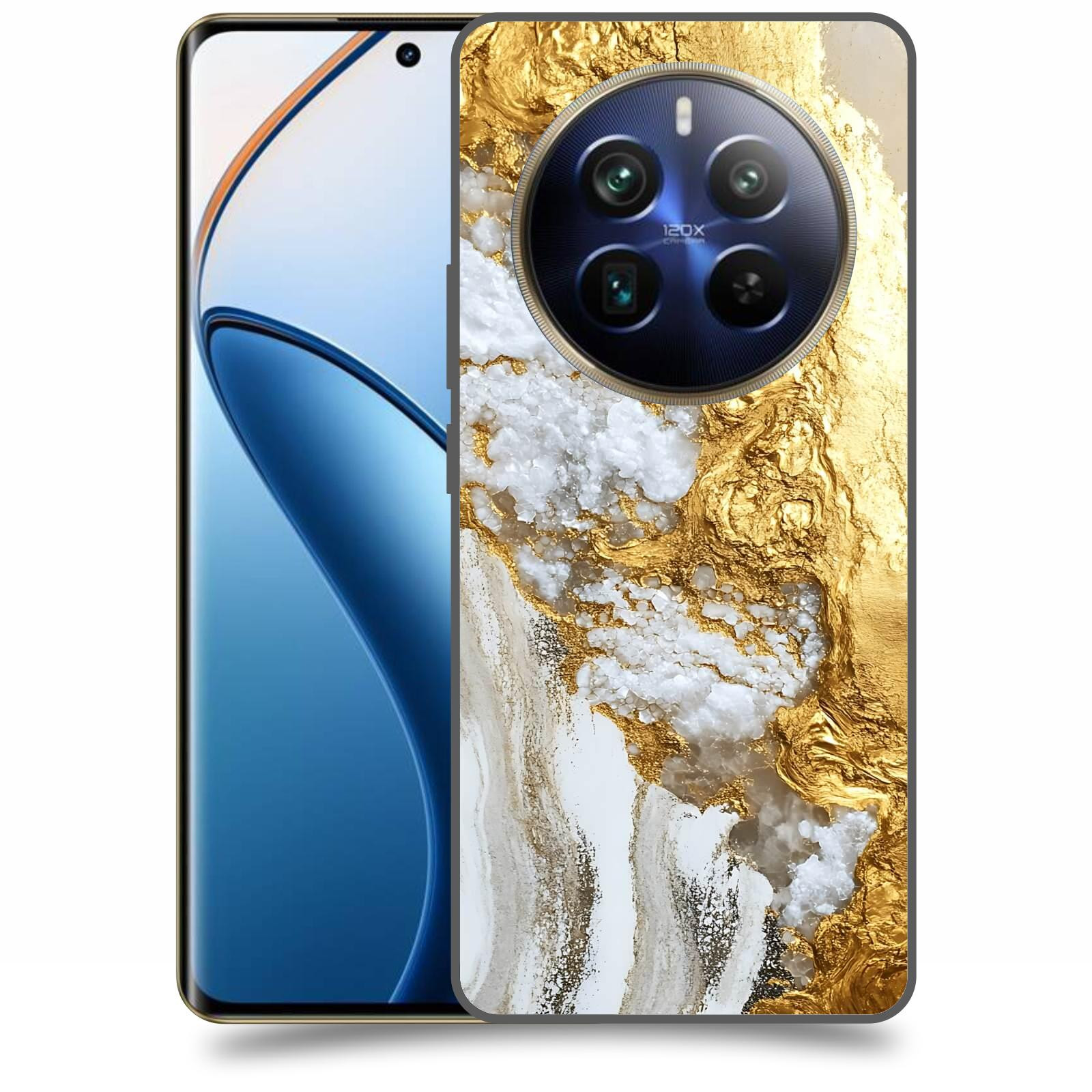 ACOVER Kryt na mobil Realme 12 pro+ 5g - Liquid Gold V