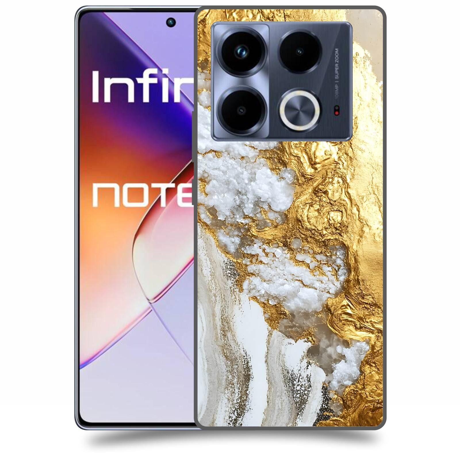 ACOVER Kryt na mobil Infinix Note 40 - Liquid Gold V