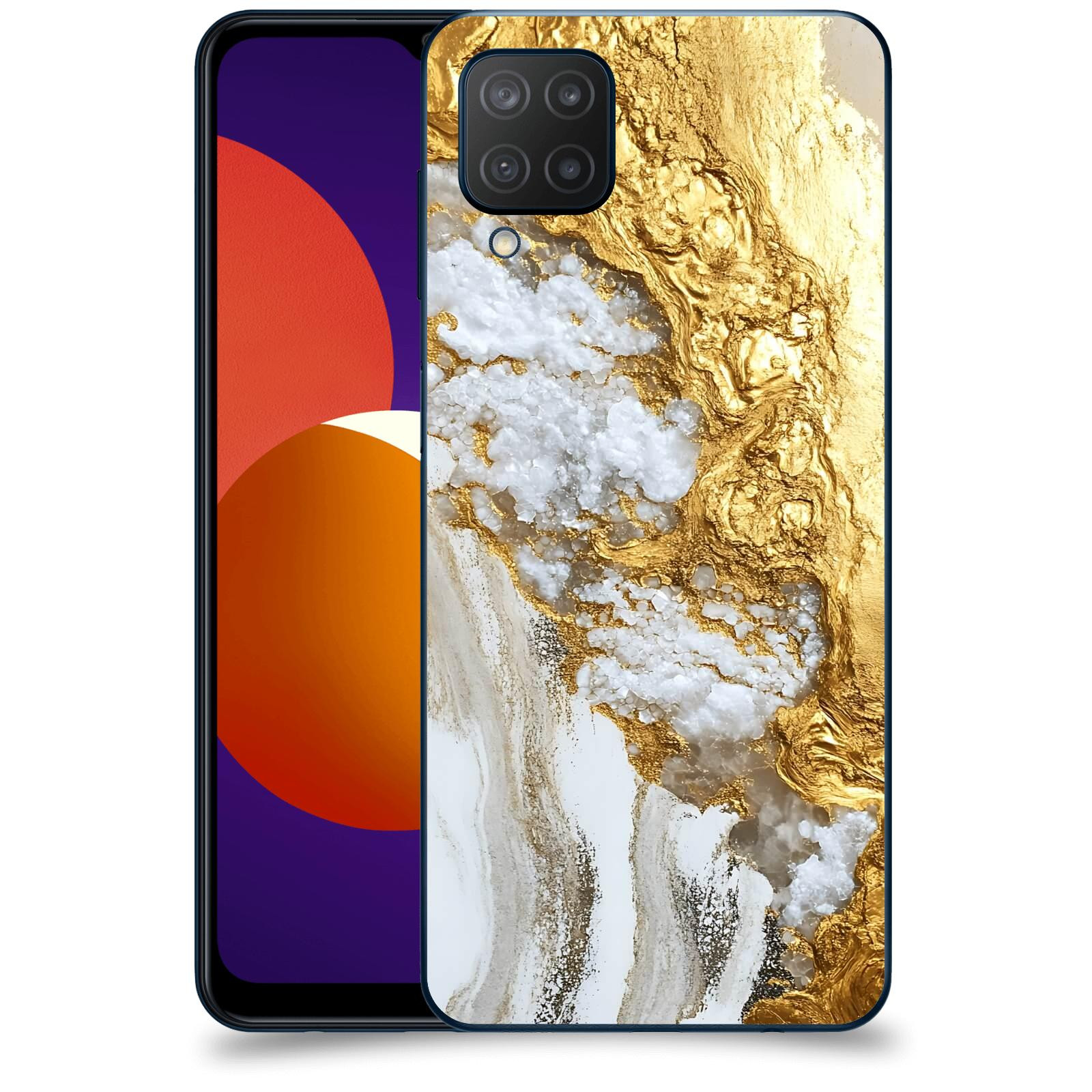 ACOVER Kryt na mobil Samsung Galaxy M12 M127F - Liquid Gold V