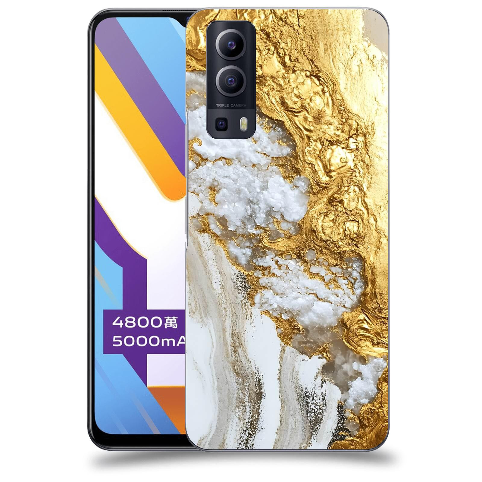 ACOVER Kryt na mobil Vivo Y52 5G - Liquid Gold V