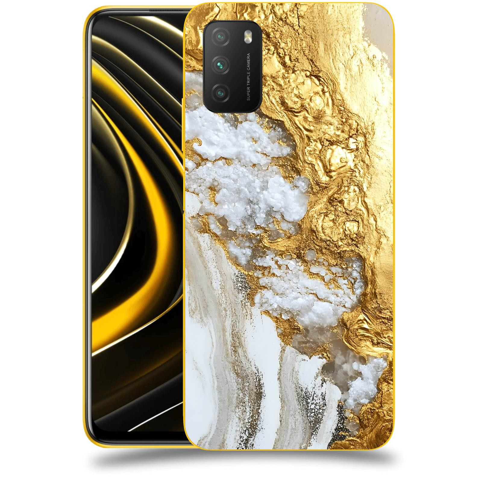 ACOVER Kryt na mobil Xiaomi Poco M3 - Liquid Gold V