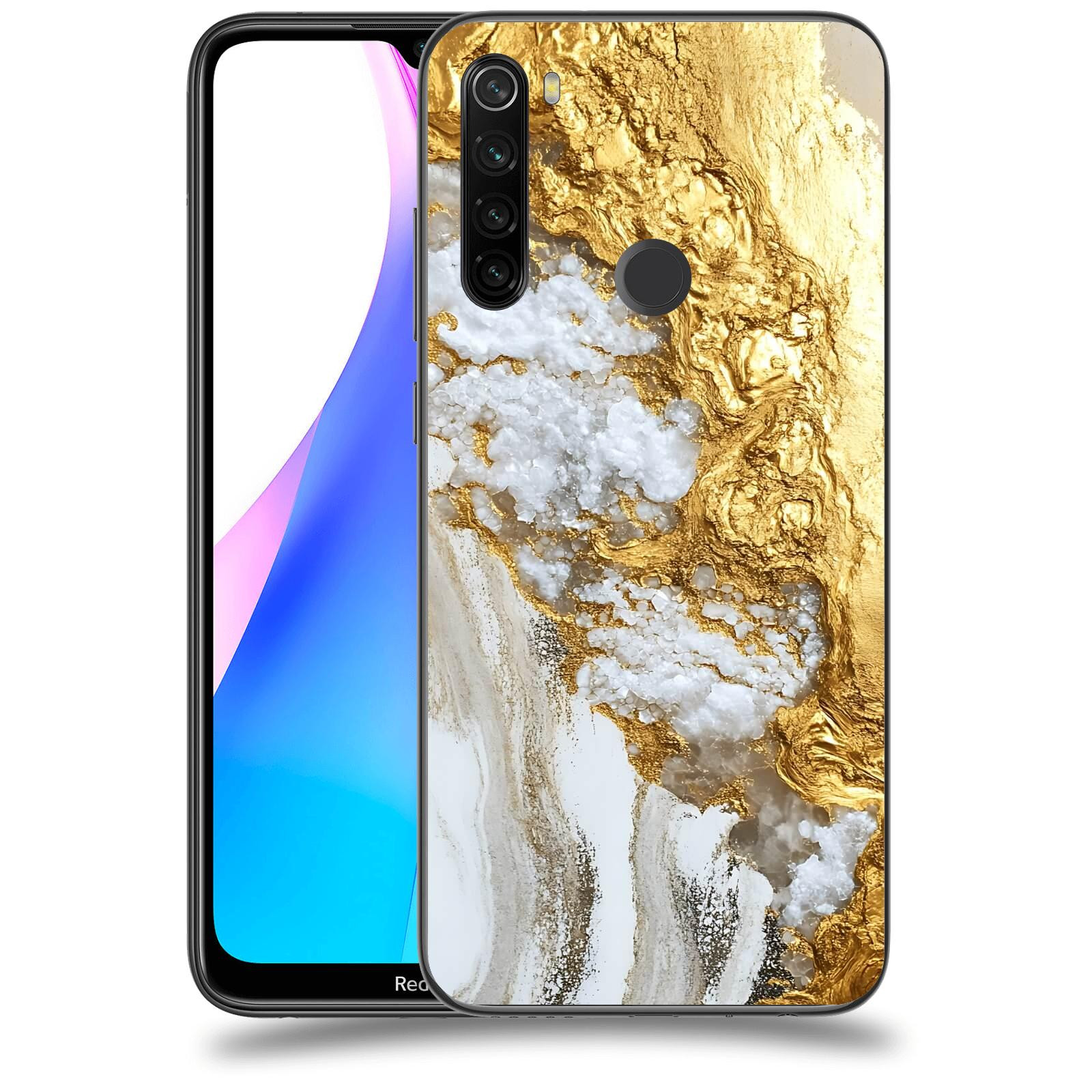 ACOVER Kryt na mobil Xiaomi Redmi Note 8T - Liquid Gold V