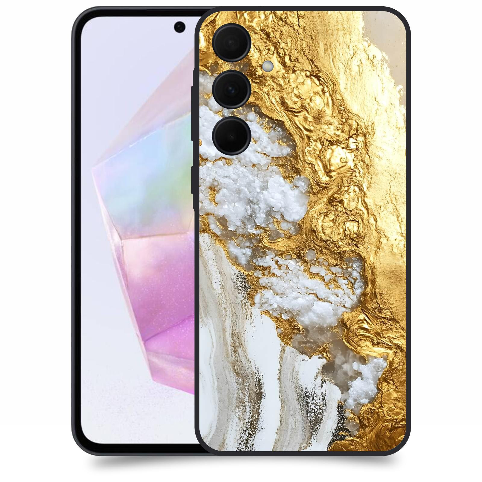 ACOVER Kryt na mobil Samsung Galaxy A35 5G - Liquid Gold V