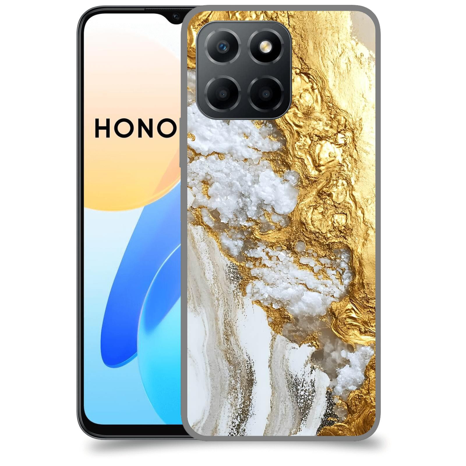 ACOVER Kryt na mobil Honor X8 4G - Liquid Gold V