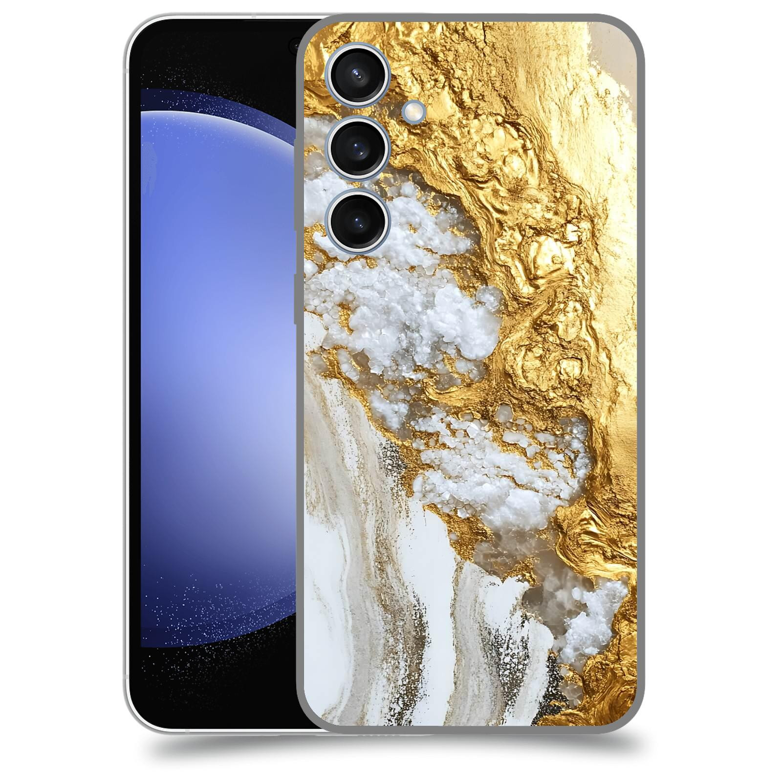 ACOVER Kryt na mobil Samsung Galaxy S23 FE - Liquid Gold V