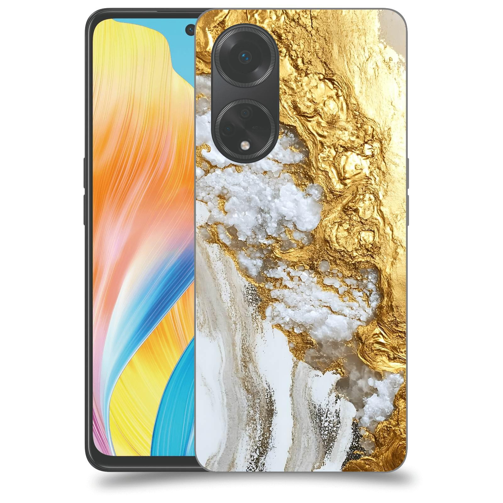 ACOVER Kryt na mobil OPPO A98 5G - Liquid Gold V
