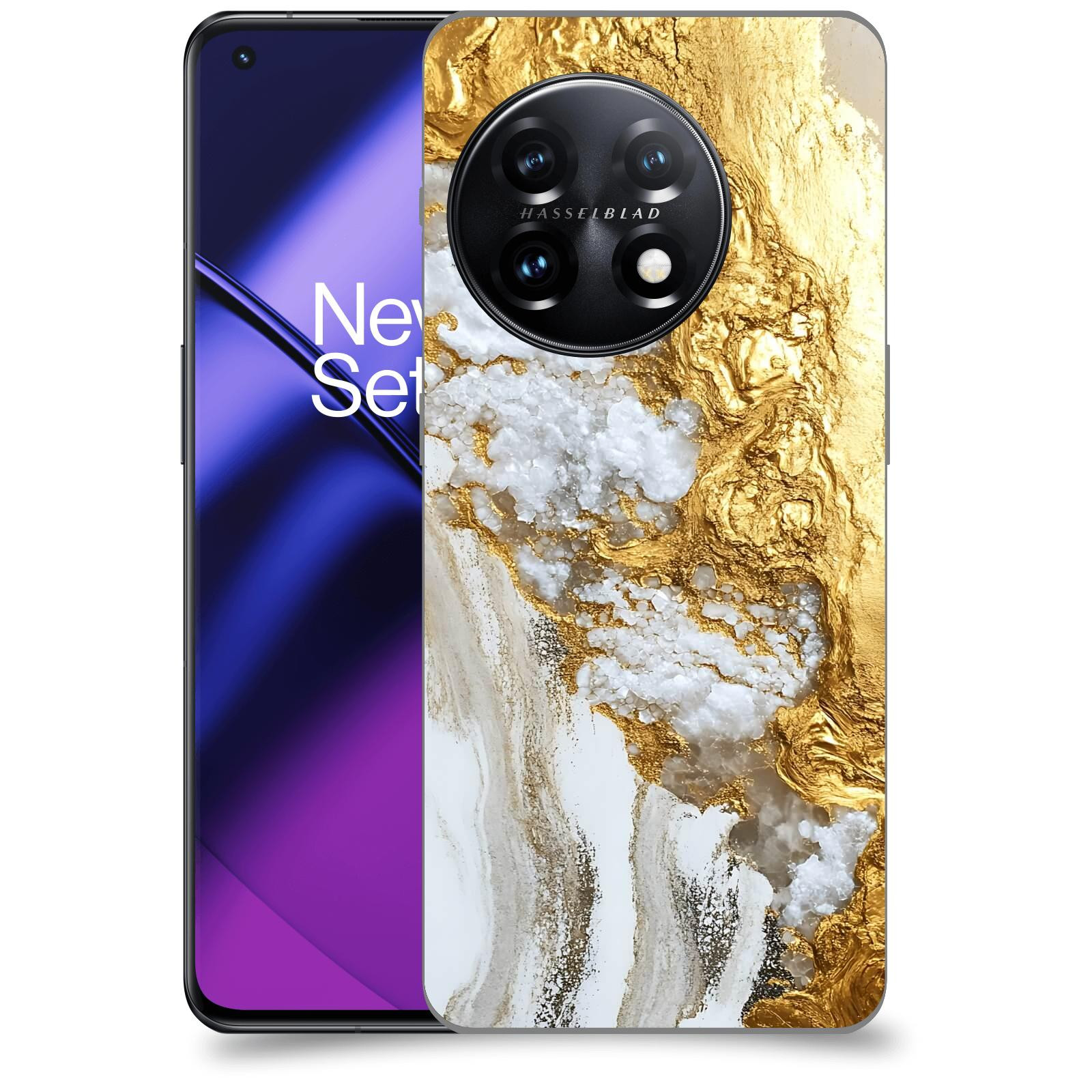 ACOVER Kryt na mobil OnePlus 11 5G - Liquid Gold V