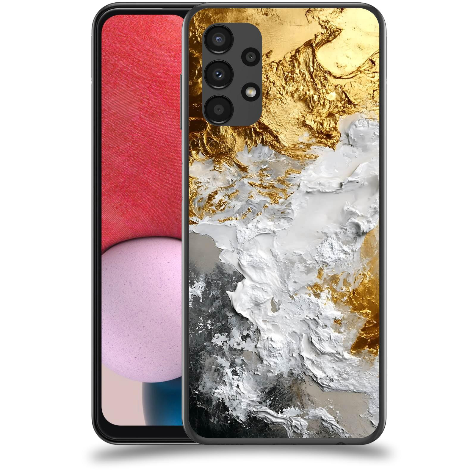 ACOVER Kryt na mobil Samsung Galaxy A13 4G A135 - Liquid Gold VI