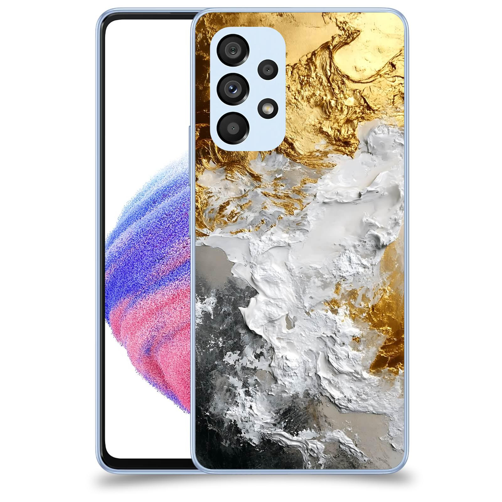 ACOVER Kryt na mobil Samsung Galaxy A32 5G A326B - Liquid Gold VI
