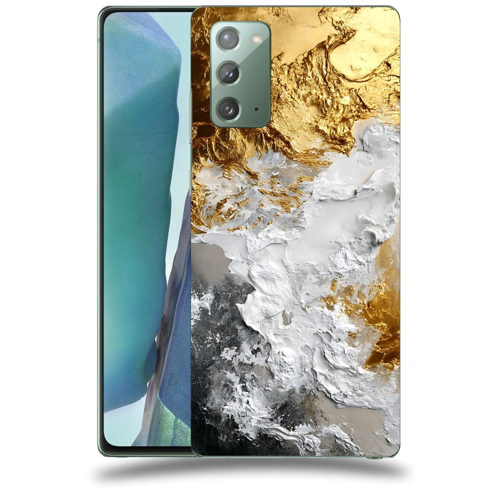 ACOVER Kryt na mobil Samsung Galaxy Note 20 - Liquid Gold VI