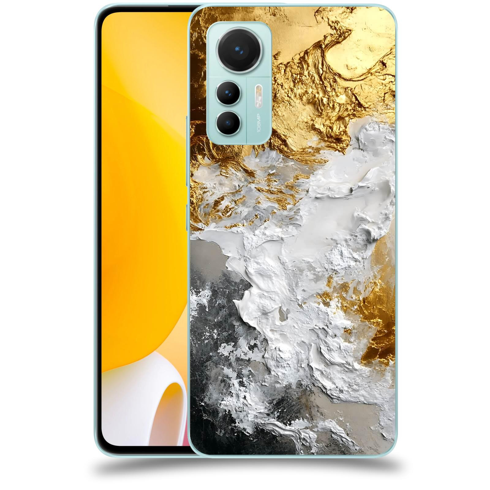 ACOVER Kryt na mobil Xiaomi 12 Lite - Liquid Gold VI