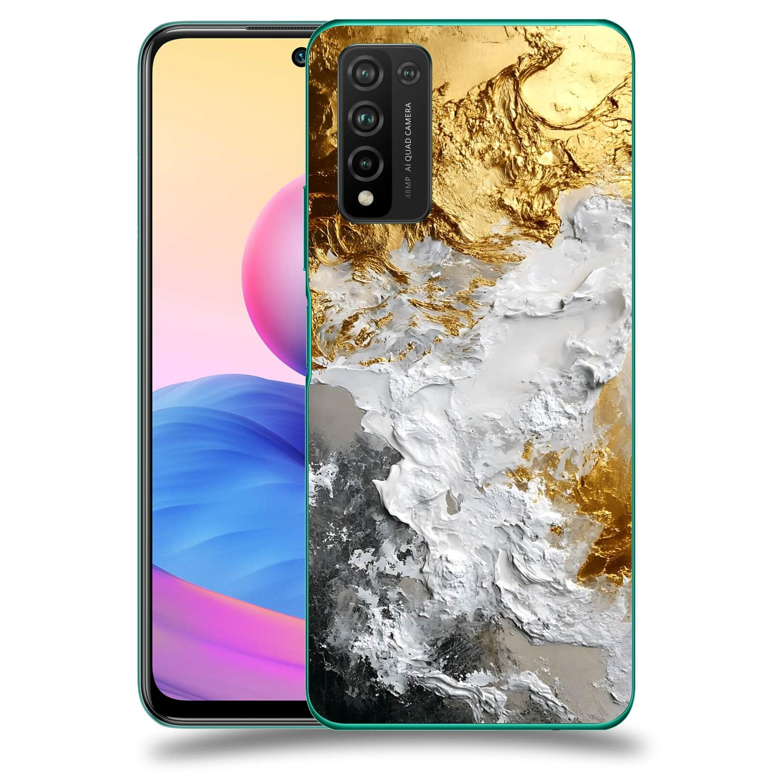 ACOVER Kryt na mobil Honor 10X Lite - Liquid Gold VI