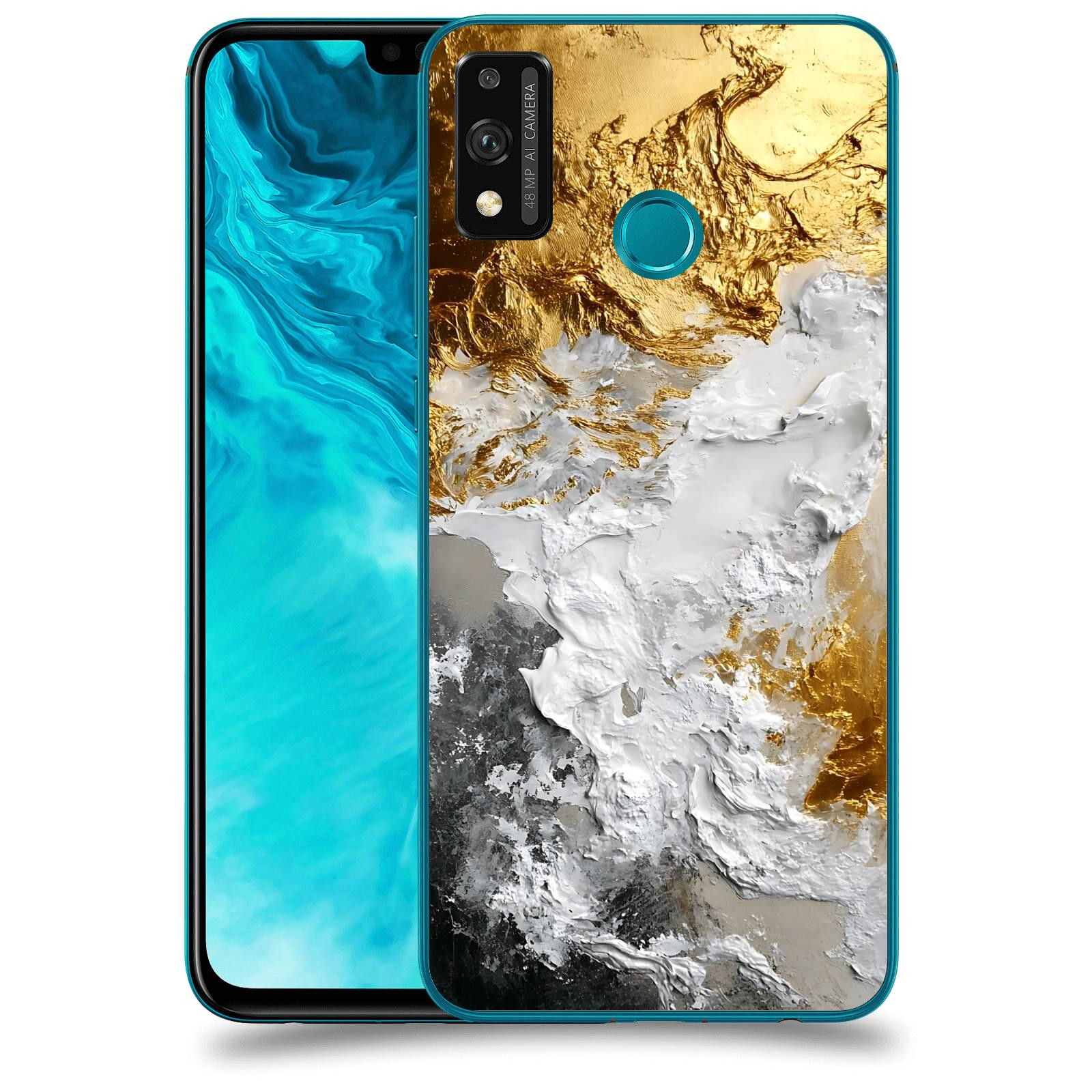 ACOVER Kryt na mobil Honor 9X Lite - Liquid Gold VI