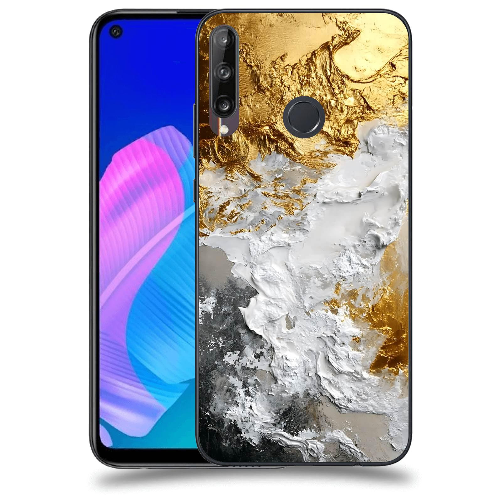 ACOVER Kryt na mobil Huawei P40 Lite E - Liquid Gold VI