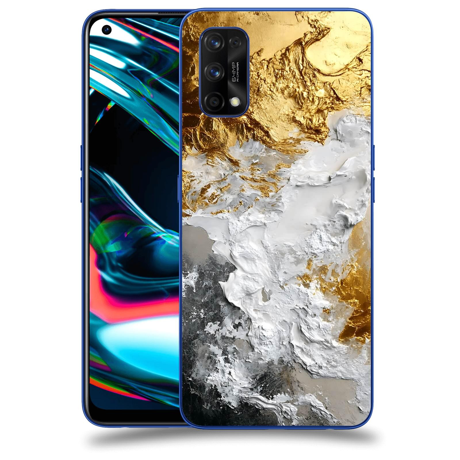 ACOVER Kryt na mobil Realme 7 Pro - Liquid Gold VI