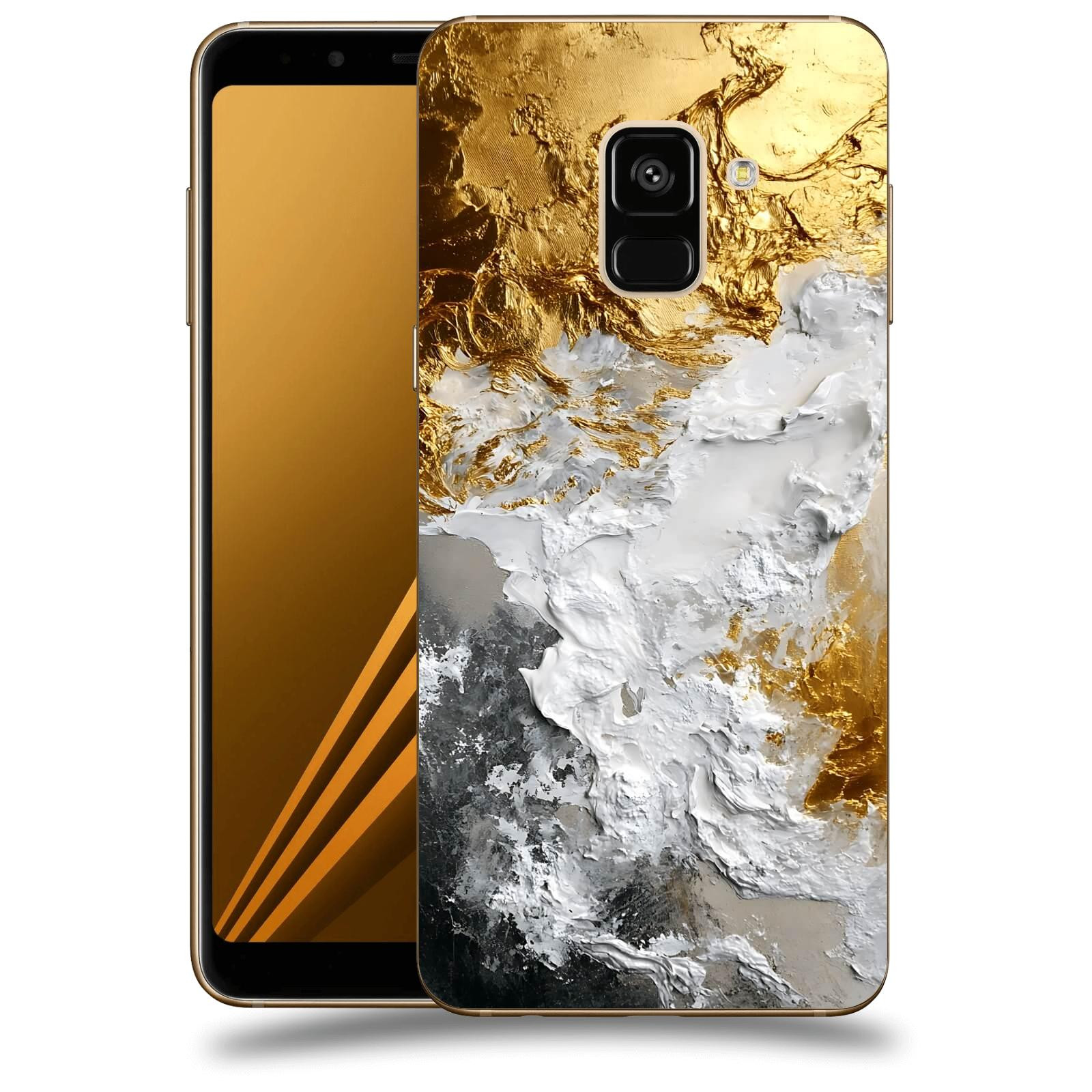 ACOVER Kryt na mobil Samsung Galaxy A8 2018 A530F - Liquid Gold VI