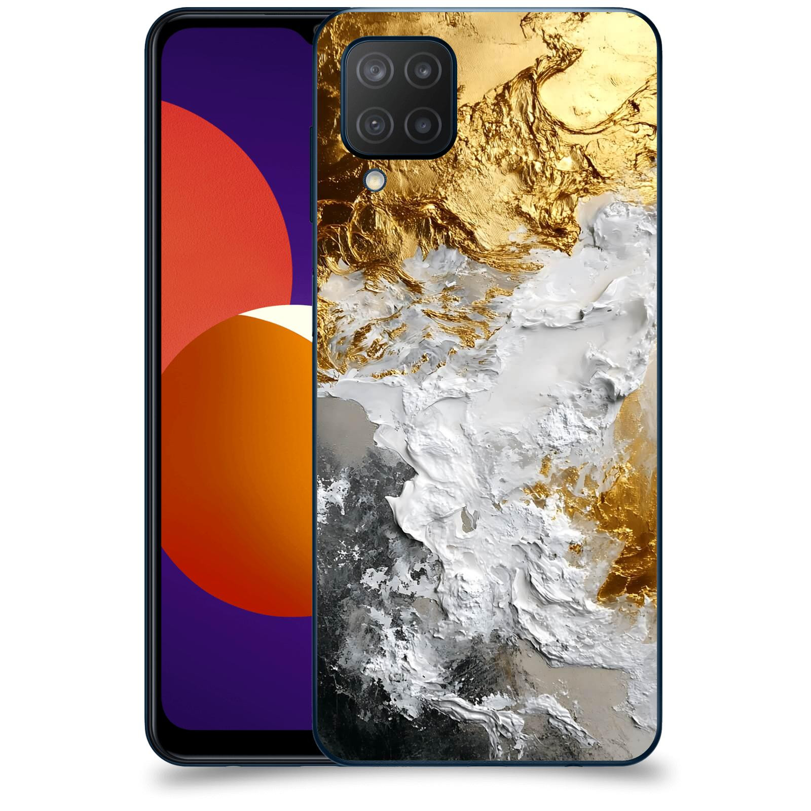 ACOVER Kryt na mobil Samsung Galaxy M12 M127F - Liquid Gold VI
