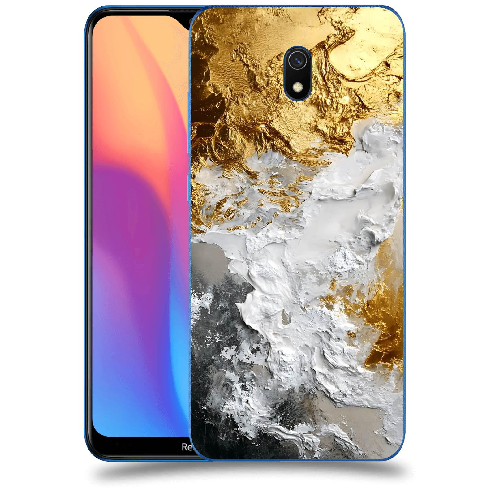 ACOVER Kryt na mobil Xiaomi Redmi 8A - Liquid Gold VI