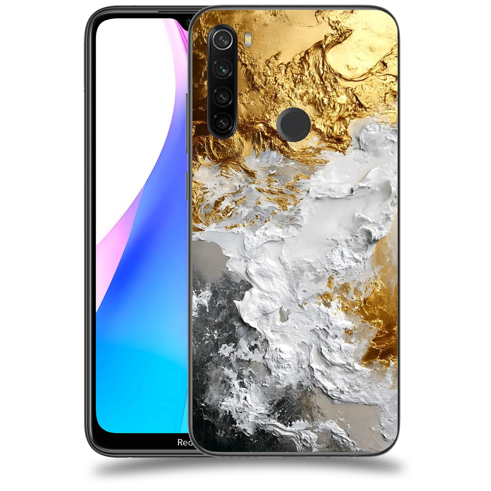 ACOVER Kryt na mobil Xiaomi Redmi Note 8T - Liquid Gold VI